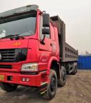 30 Ton 375hp Second Hand Tipper Trucks , Used Commercial Dump Trucks 2012 Year