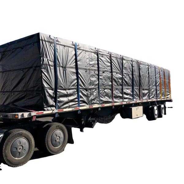 Buy cheap 8 Drop PVC Truck Cover Anti Odor Heavy Duty PVC Flatbed Truck Lumber Tarp from wholesalers