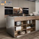 Base Cabinets Luxury Italian Design Modern Kitchen Cabinet Set Stone Top Wood