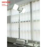 1.8m pneumatic telescopic mast light for fire vehicle, pan tilt light tower,