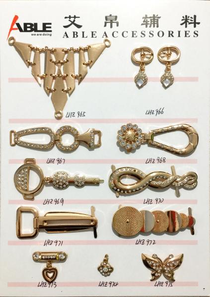 The high-quality goods rhinestone shoe flower shoe accessories metal buckle for