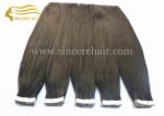 20 Inch Virgin Human Hair Extensions, 50 CM Natural Black #1B Remy Human Hair