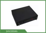200AH rechargeable lifepo4 battery , 24v deep cycle battery with Metal case