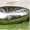 Buy cheap Garden High Polish Pebble Shape Stainless Steel Sculpture For Lawned from wholesalers