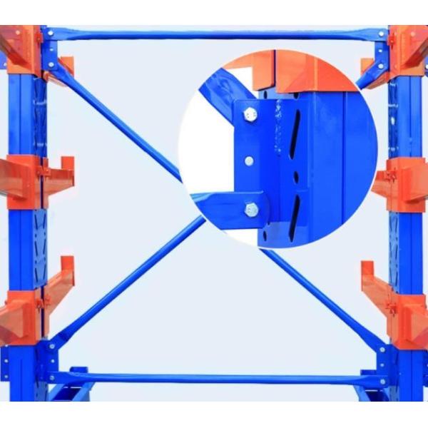 Outdoor Use Cantilever Storage Rack System Industrial Cantilever Shelving With Robust Arms