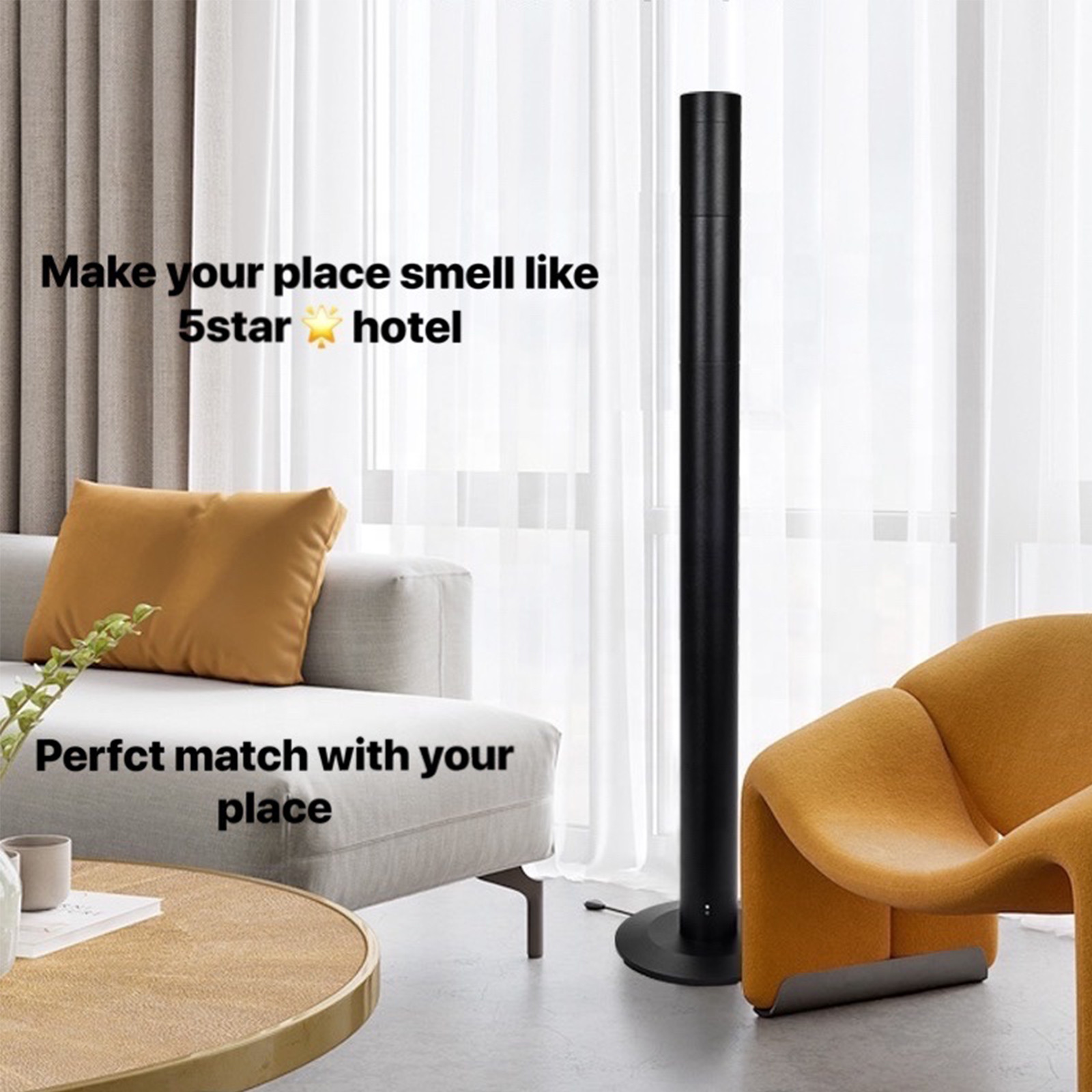 Fragrant Essential Oil Diffusers Coverage Area 200 Square Feet with Timer 1H/3H/6H/ON