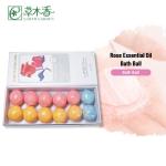 Buy cheap Colorful Rose Scented Bath Bombs Moisturizing Foot Spa Bath Bomb 30g×12PCS from wholesalers