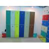 Buy cheap Brown Shoe Storage Locker 10 Comparts 1 Column H1810 × W310 × D460mm For Siwmming Pool from wholesalers