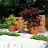 Buy cheap Weather Proof Garden Metal Ornaments 2mm Decorative Stainless Steel Flower Pot from wholesalers