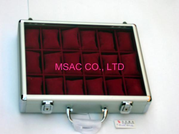 Buy cheap MS-WT-08 Aluminum Watch Case / Acrylic Watch Case Transparent Color For Display from wholesalers