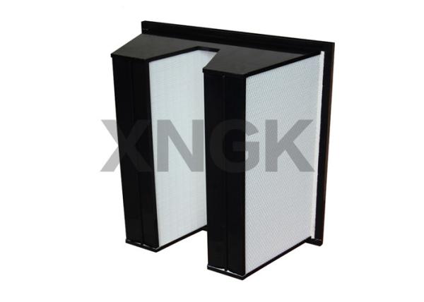 Buy cheap Medium Efficiency V Cell Filter Glass Fiber Media , Fpr 7 Air Filter 595 * 595 * 292 Mm from wholesalers