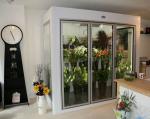 Walk in Cooler Refrigeration Equipment Kitchen with Online Service Black Glass