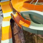 Skin Raft Fiberglass Boomerango Water Park Slide for Adult