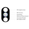 Buy cheap Outdoor Aerial Frp FTTH Fiber Drop Cable Flat 4 Core from wholesalers