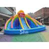 Buy cheap 21x21' kids banzai large inflatable water pool slide made of lead free pvc tarpaulin with EN14960 certified from wholesalers