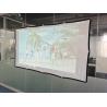 Buy cheap Simple Elastic Foldable Projector Screen 84 Inch - 150 Inch Tensioned Pull Down Projector Screen from wholesalers