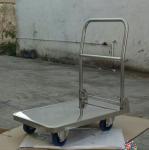 480x720 stainless steel 304# trolley Durable Handling Plate Dolly with four