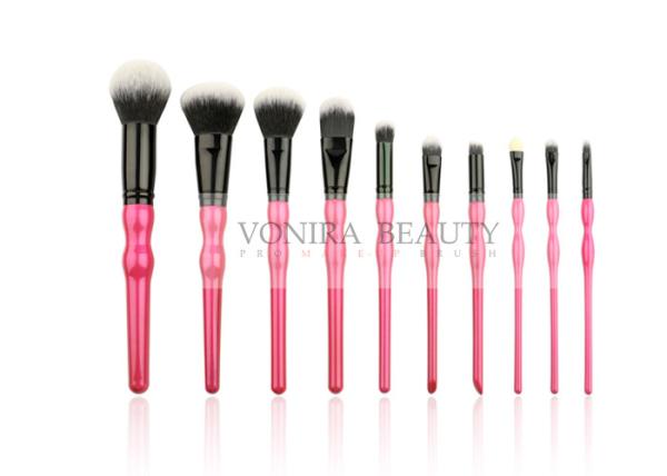 Buy cheap New Trending 10PCS Makeup Brush Set With Wooden Gourd Shaped Handle And Synthetic Hair from wholesalers