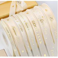 Buy cheap Gold Plated Blessing Flower Gift Wrap Ribbon for Wedding Confession Proposal product