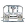 Buy cheap Galvanized Triple Cable Pulling Rollers , Aluminum Cable Corner Roller from wholesalers