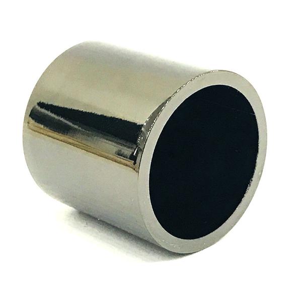 Buy cheap Classic Zinc Alloy Black Cylinder Shape Metal Zamac Perfume Bottle Cap from wholesalers