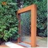 Buy cheap 3mm Thick Decorative Rustic Corten Steel Water Wall Durable from wholesalers