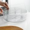 Buy cheap 2 Dividers PET Plastic Lazy Susan Organizer Turntable Kitchen Organizer from wholesalers