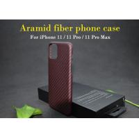 Buy cheap No Melting Point Real Aramid Fiber Phone Case For iPhone 11 Pro Max product