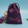 Buy cheap Faux PU Leather Satin Strings Drawstring Package Bag from wholesalers