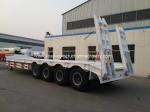 Mechanical 700mm Ladder Heavy Duty Semi Trailer Q345B 14m Lowbed