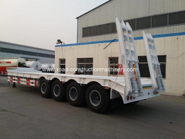 Buy cheap Mechanical 700mm Ladder Heavy Duty Semi Trailer Q345B 14m Lowbed from wholesalers