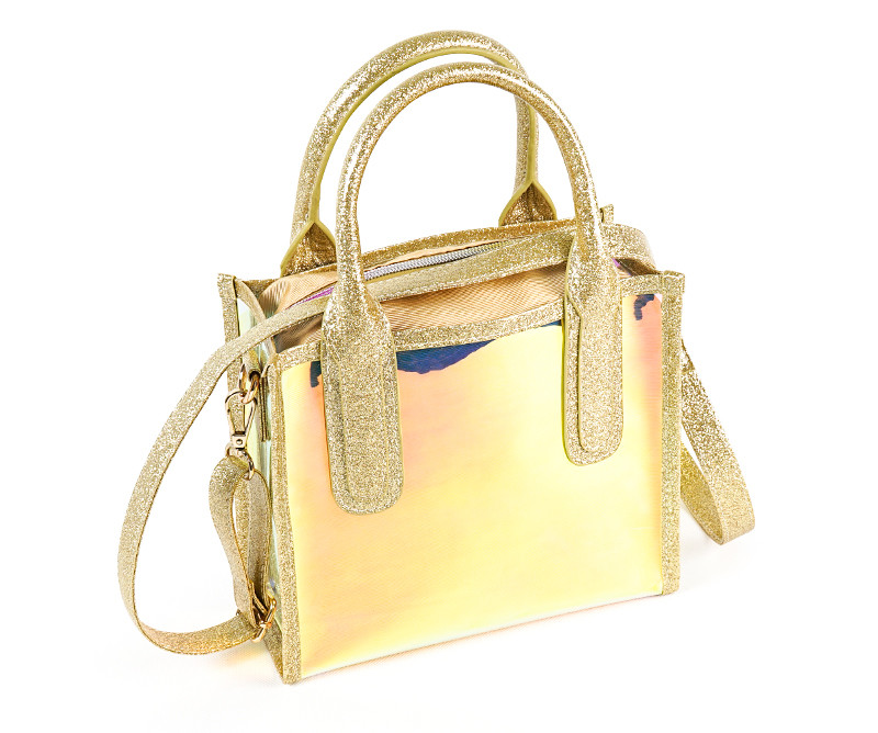 Reusable Waterproof Transparent Iridescent Beach Bag