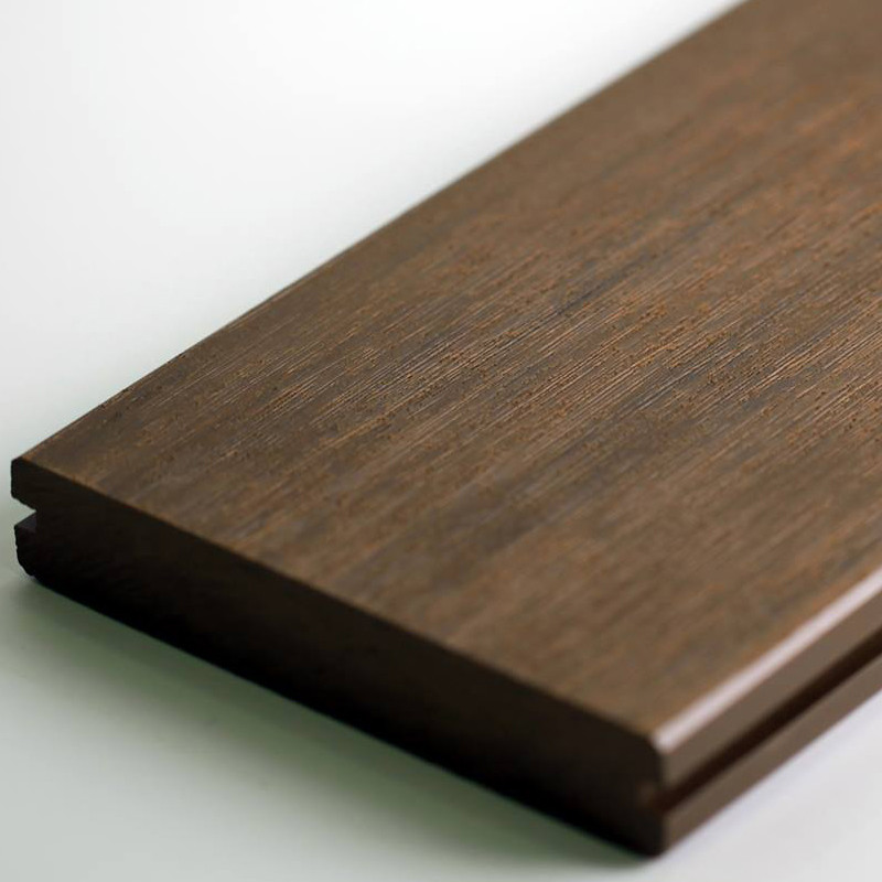 Outdoor Garden 3D Composite Decking Board Hollow Profile And Squared Holes