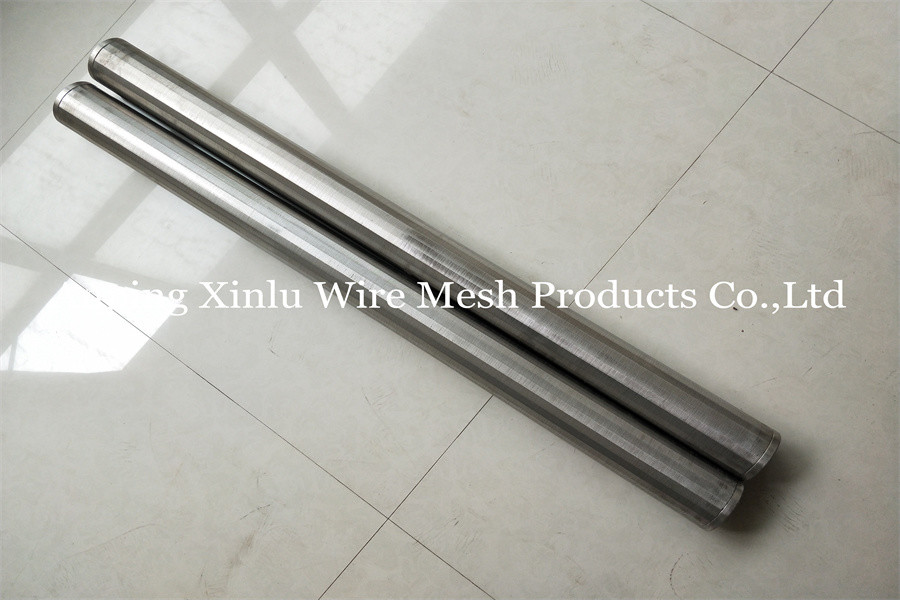 304L Stainless Steel Wedge Wire Continuous Slot Screen Pipe 10ft Length
