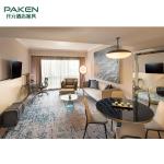 OEM Simple Elegant Ash Solid Wood Hotel Bedroom Furniture Sets