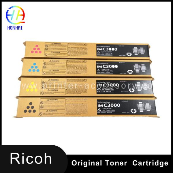 Buy cheap Original Toner Cartridges Set Of 4 For Ricoh IMC3000 IMC3500 842255 842256 842257 842258 from wholesalers