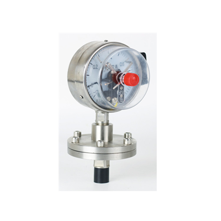 316L Stainless Steel Contact Pressure Gauge Electric Pressure Manometer 250Mpa
