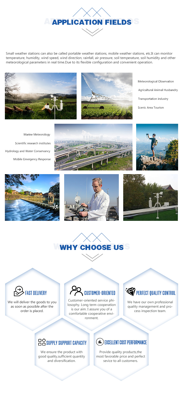 Customized 7-In-1 Solar Photovoltaic Station With Wireless Weather Station And Data Logger