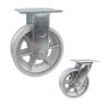 Buy cheap 6 Inch Top Plate Swivel Hollow Cast Iron V Groove Heavy Duty Casters Track Wheels from wholesalers