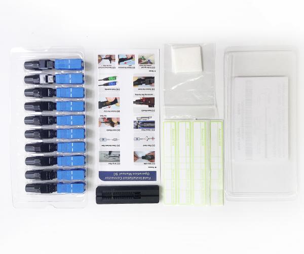 Buy cheap Viettel FTTH SC UPC Optical Fiber Fast Connector IL 0.3dB Pass 3D Fiber Tension 4N from wholesalers