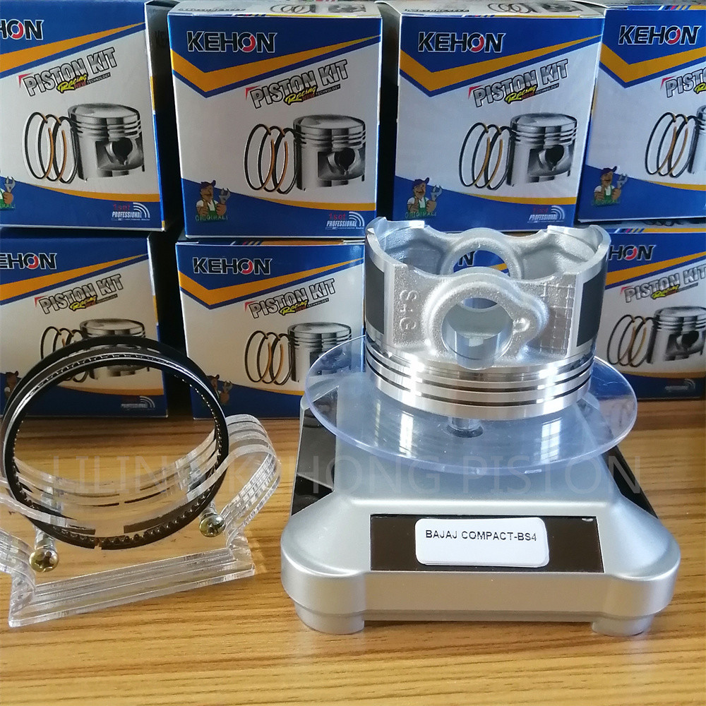 Durable BAJAJ Piston And Ring Set Fit COMPACT-BS4 Pin Size 17x48mm