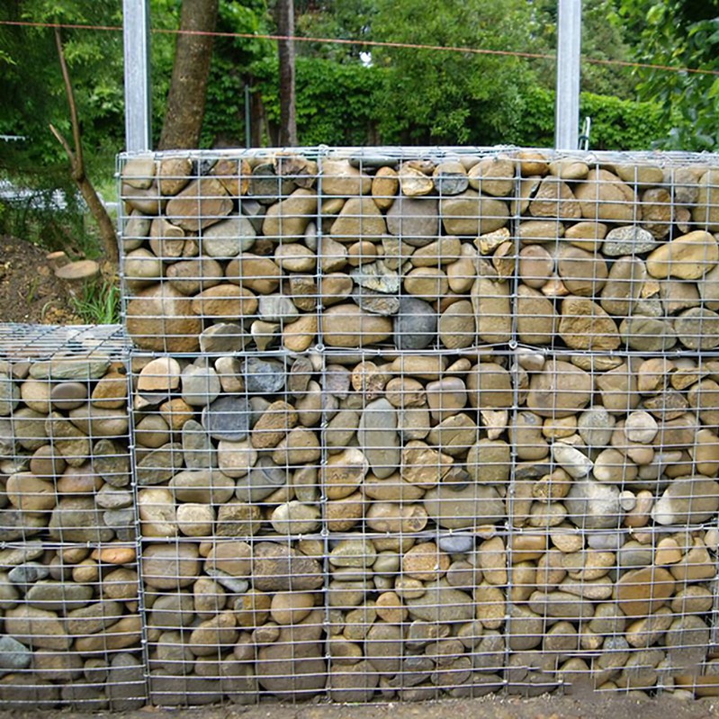 Galfan Welded Gabion Basket for Galvanized/PVC Coated Retaining Wall Construction