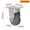 Buy cheap TPE Industrial Metal Casters 3 Inch 75mm Caster Wheels 5723P-57 from wholesalers