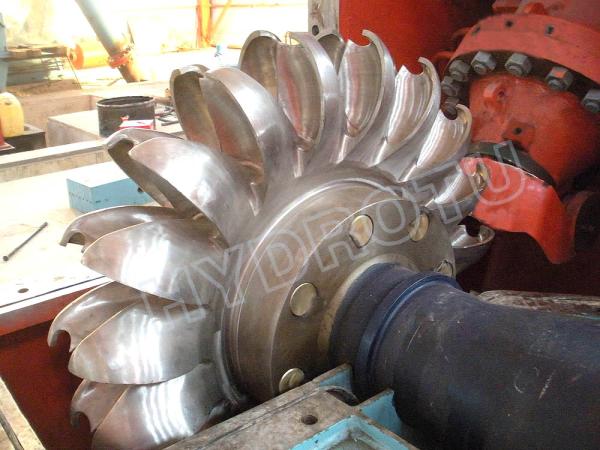 Buy cheap Impulse Turbine Pelton Hydro Turbine / Pelton Water Turbine With Stainless Steel Runner For High Head Hydropower Project from wholesalers