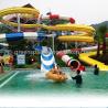 Buy cheap Children Spray Park Equipment Colorful Fiberglass Water Slide SGS Certification from wholesalers