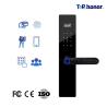 Buy cheap Tempered Glass Front Door Smart Locks Fingerprint Card Acess Anti Peep Password from wholesalers