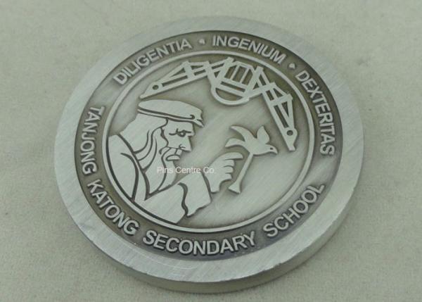 Buy cheap Custom Personalized Coins With Double Tones Plating , Souvenir Velvet Box Coin from wholesalers