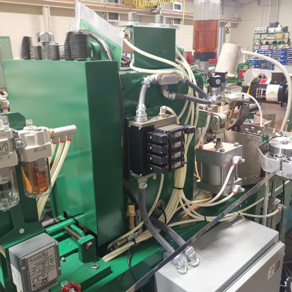 Buy cheap DELLOK Embedded Wrap Type L LL OD 12mm Extruded Fin Tube Machine from wholesalers