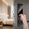 Buy cheap Hotel Magnetic Card Induction Lock Mechanical Key Wooden Smart Door Lock OEM System from wholesalers