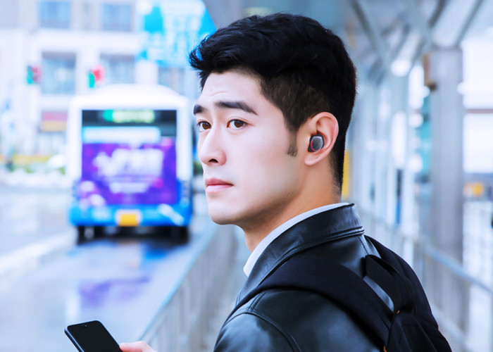 Binaural Wireless Headset , True Wireless Bluetooth Earbuds With 5.0 Digital Display